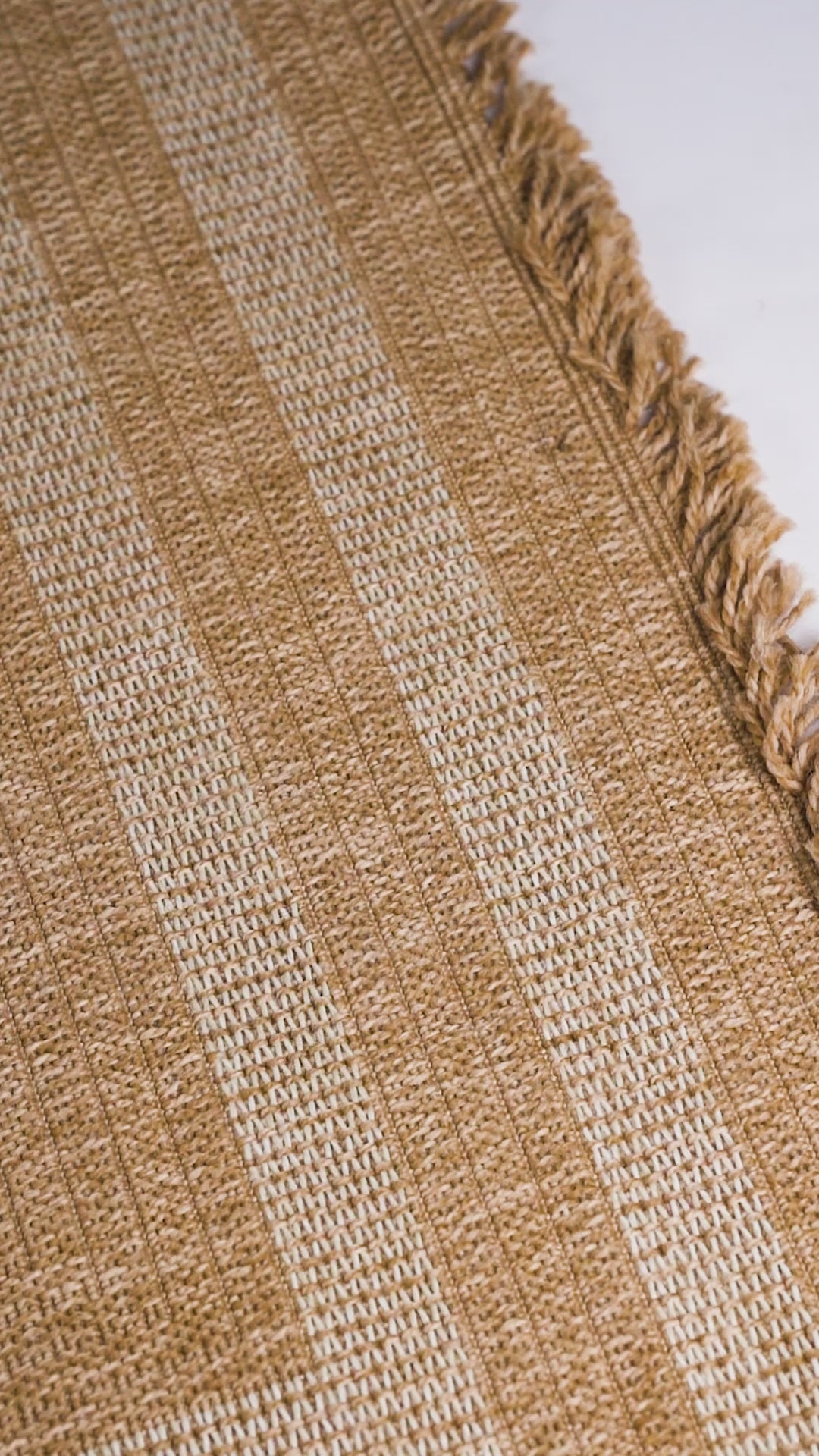 Giza 717 Beyaz Hasır Dokulu Modern Sisal Halı