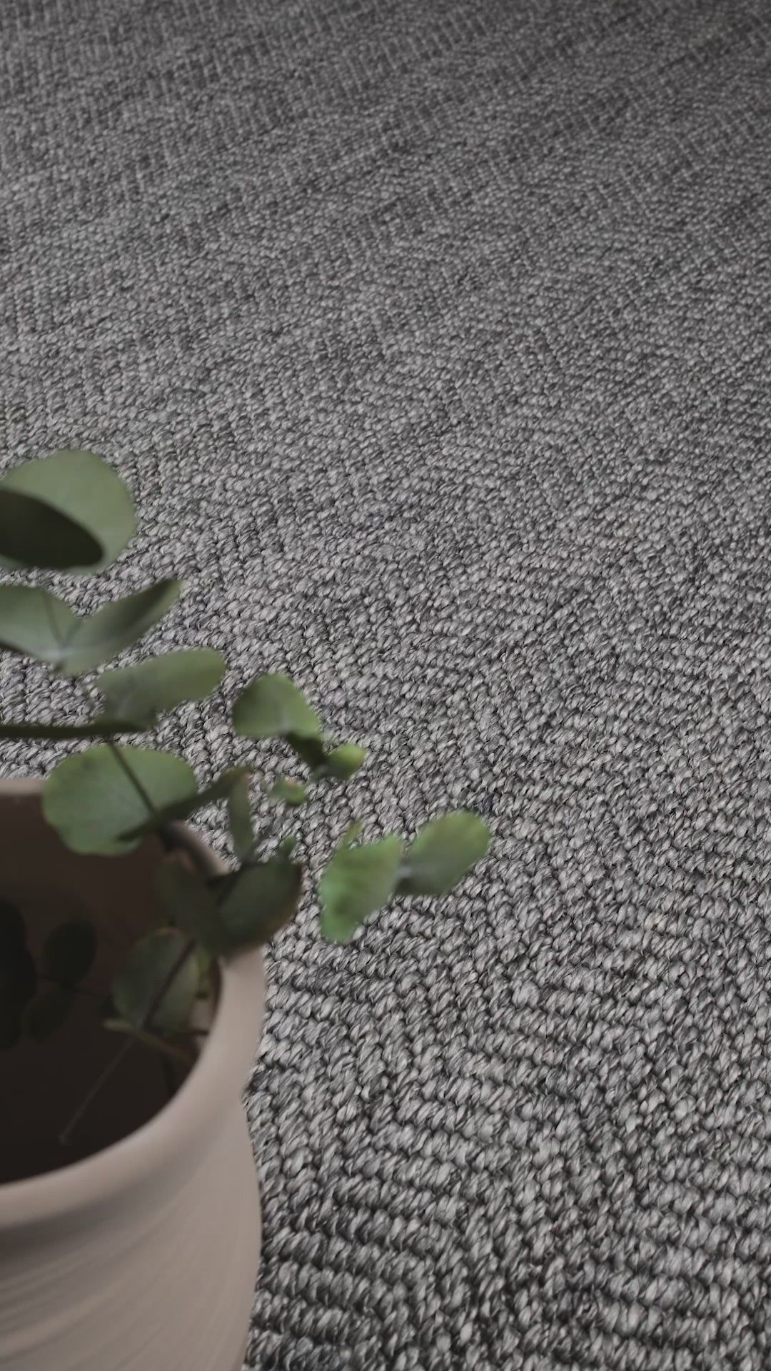 Santorini 116 Antrasit Hasır Görünümlü Sisal Halı